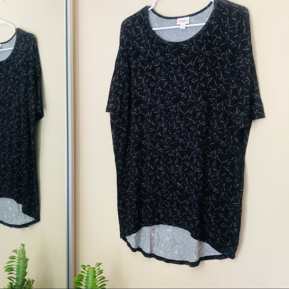 Lularoe Black Oversized Top